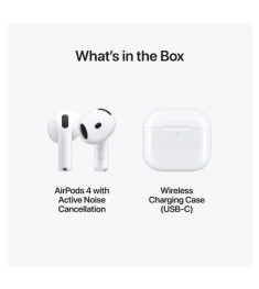Безпровідні навушники-гарнітура Apple AirPods 4 (Оригінал)