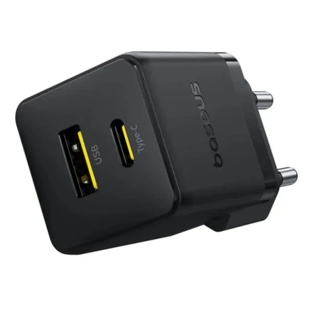 Baseus Palm 20W PD Charger (1 Type-C / 1 USB) (Black) P10111608113-00