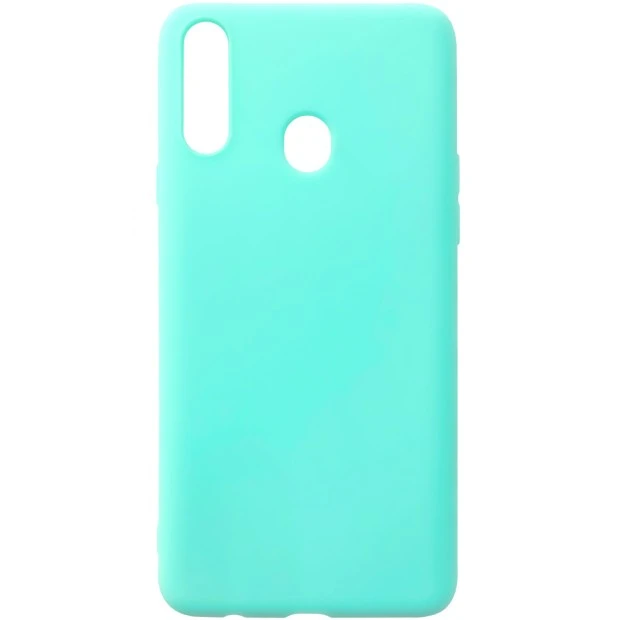 Силіконовий чохол iNavi Color для Samsung Galaxy A20s (2019) (Бірюзовий)