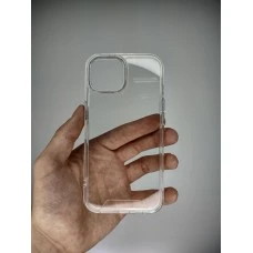 Силикон Space Case Premium Apple iPhone 15 (Прозрачный)