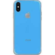 Силикон Zefir Case Apple iPhone X / XS (Голубой)