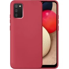 Silicone Original 360 Case for Samsung Galaxy A02S (Strawberry)