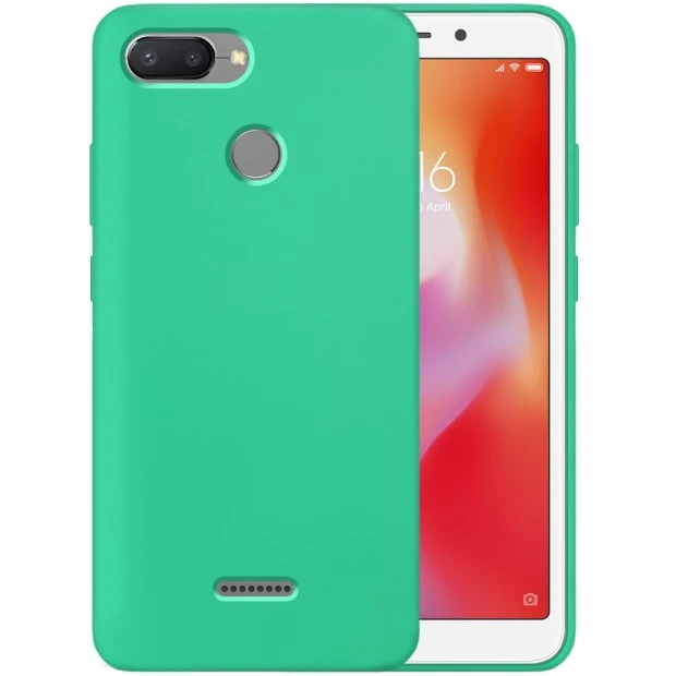 Силіконова Оригінальна 360 Чохол для Xiaomi Redmi 6 (Бірюзовий)