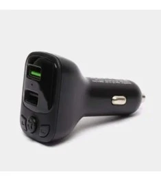 FM-модулятор Borofone BC41 Eminency + 2USB QC (Чорний)