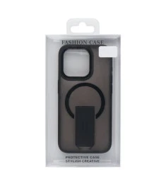 Чохол FrostFlex Stand Magsafe для Apple iPhone 15 (чорний)