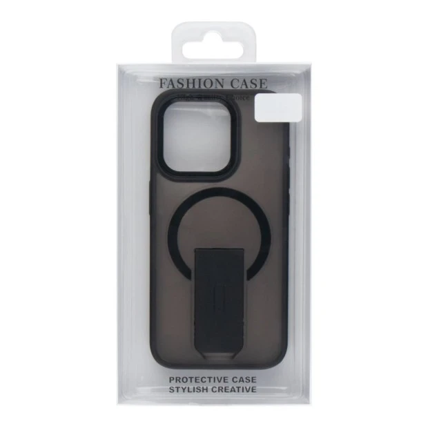 Чохол FrostFlex Stand Magsafe для Apple iPhone 15 (чорний)