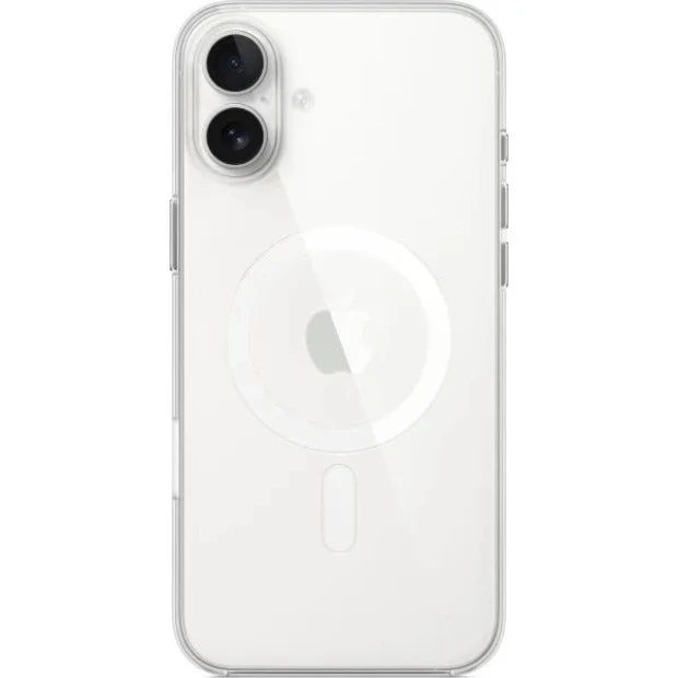 Чохол Clear Case з MagSafe для Apple iPhone 16 Plus (Прозорий) (Оригінал)
