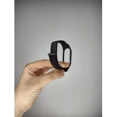 Ремінець Velcro Xiaomi Mi Band 5  /  Mi Band 6  /  Mi Band 7 (Чорний)