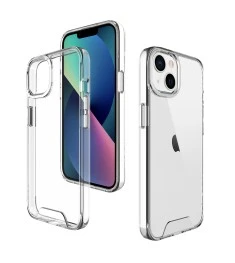 Силіконовий чохол Space Case для Apple iPhone 13 (Прозорий)