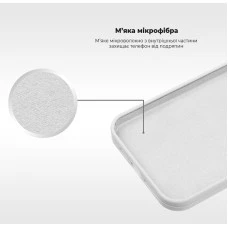 Силикон Original Round Case Apple iPhone 15 (06) White