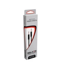 Cable-AUX Walker A520 (3m) (3.5mm to 3.5mm) (Black)