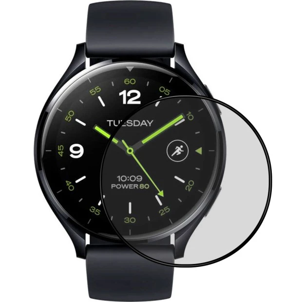 Захисне скло 5D Xiaomi Watch 2 Titan Black