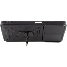 Бронь-чехол Ring Serge Armor Case Xiaomi Redmi 12 / Poco M6 Pro 5G (ShutCam) (Чёрный)