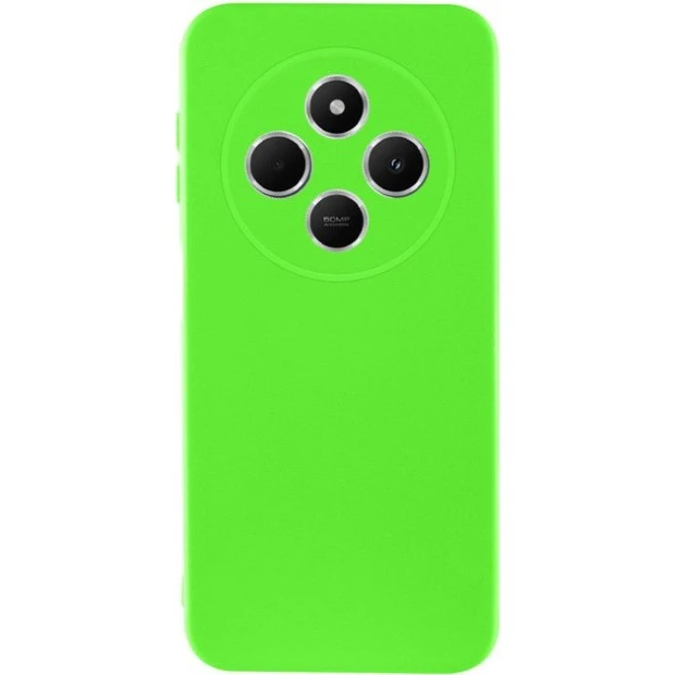 Чохол силіконовий Original Xiaomi Redmi 14C (ShutCam) (Салатовий)