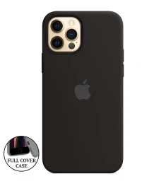 Силіконовий чохол Original Round для Apple iPhone 12  /  12 Pro (07) Чорний