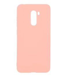 Силіконовий чохол iNavi Color для Xiaomi Pocophone F1 (рожевий)