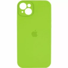 Силикон Original RoundCam Case Apple iPhone 15 (27) Grass Green
