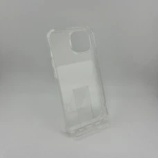 Силикон 6D Apple iPhone 15 (Прозрачный)