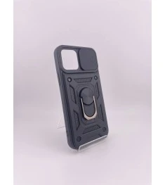 Бронь-чехол Ring Serge Armor ShutCam Case Apple iPhone 12 / 12 Pro (Чёрный)