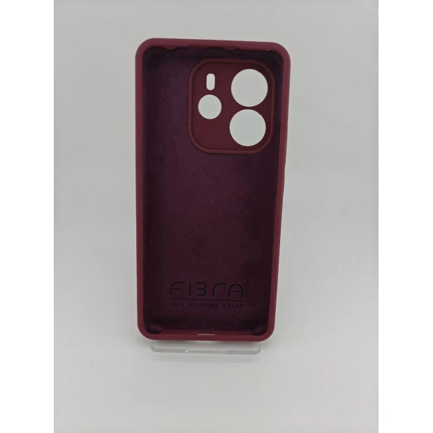 Силікон оригінальний преміум Xiaomi Redmi Note 14 4G (ShutCam) (Вишневий)