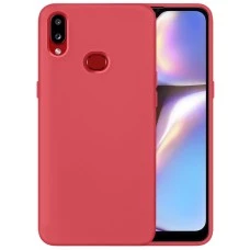 Силікон оригінальний 360 чохол для Samsung Galaxy A10s (2019) (Полуничний)