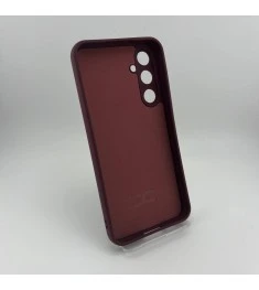 Силіконовий чохол Original Samsung Galaxy S23 FE (ShutCam) (Бордовий)