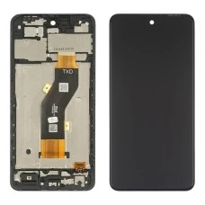 Дисплей для INFINIX Smart 8 (X6525) з чорним тачскрином та корпусною рамкою