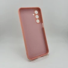 Силикон Original Samsung Galaxy A16 (ShutCam) (Бледно-розовый)