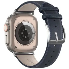 Ремешок Dux Leather Apple Watch 42 / 44 / 45 / 49mm (Blue)