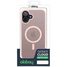 Силиконовый чехол Alabay Cloud Matte Apple iPhone 16 (Light Pink)