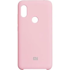 Силіконовий оригінальний 360 чохол з логотипом для Xiaomi Redmi Note 6  /  Note 6 Pro (рожевий)