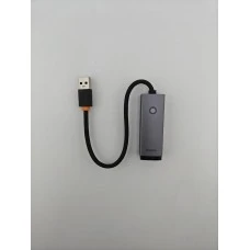 Переходник Baseus Lite Series Ethernet 1000Mbps (USB to RJ45) (Cерый) WKQX000113