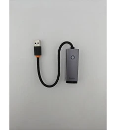 Адаптер Baseus Lite Series Ethernet 1000Мбіт / с (USB на RJ45) (Сірий) WKQX00011..