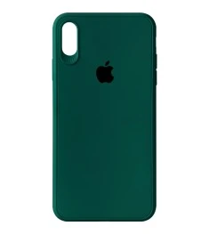 Силикон Junket Cace Apple iPhone XS Max (Тёмно-зелёный)