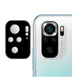 Захисне 3D скло на камеру Xiaomi Redmi Note 10  /  Note 10S чорне.