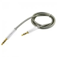 Кабель-AUX Walker A730 (3.5mm to 3.5mm) (Серый)