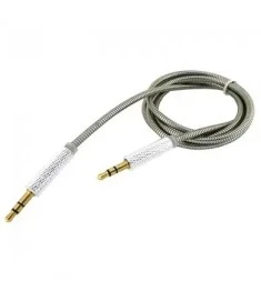 AUX Cable Walker A730 (3.5mm to 3.5mm) (Grey)