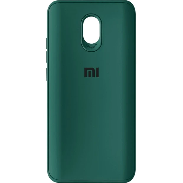 Силіконовий чохол Junket Cace для Xiaomi Redmi 8A (Темно-зелений)