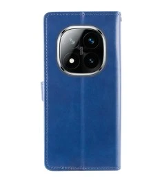 Чохол-книжка Leather Book Gallant Xiaomi Redmi Note 14 Pro 4G (Синій)