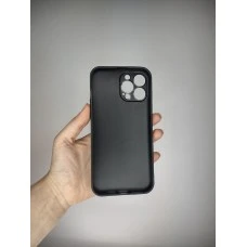 Силікон Graphite Apple iPhone 13 Pro Max (ShutCam) (Чорний)