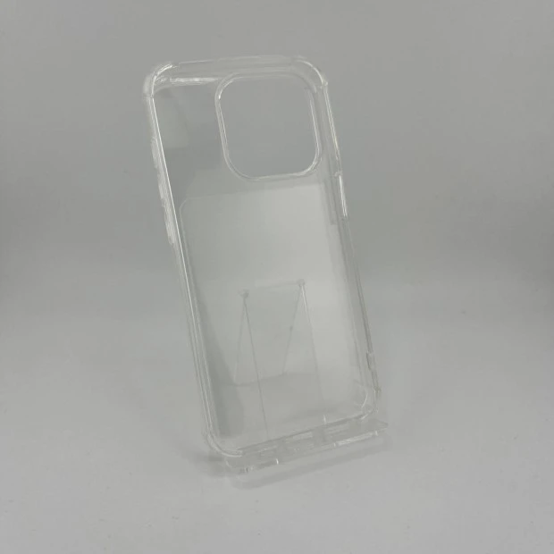 Силіконовий 6D Apple iPhone 15 Pro (Прозорий)