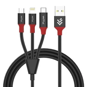 Кабелі USB - Lightning / MicroUSB / Type-C