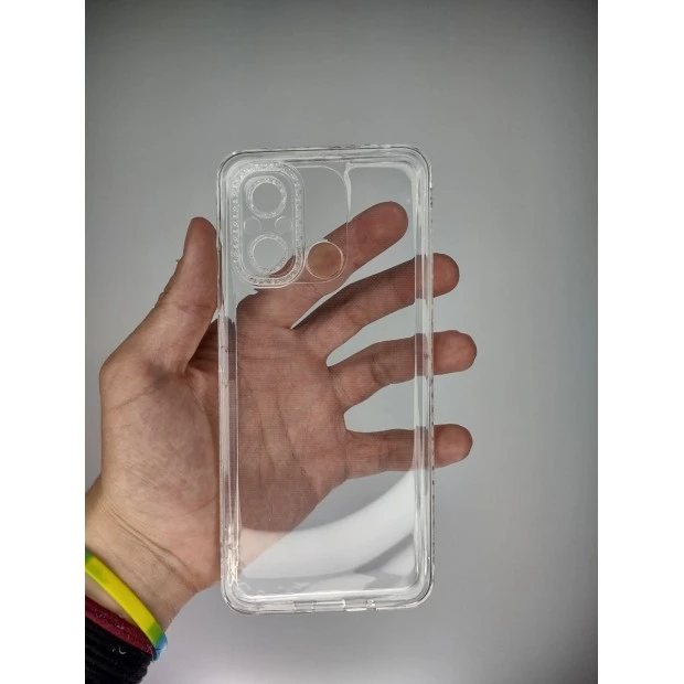 Силиконовий чохол Diamond для Xiaomi Redmi 12C  /  11A (прозорий)
