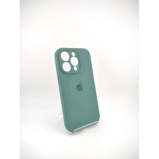Силикон Original RoundCam Case Apple iPhone 14 Pro (55) Blackish Green