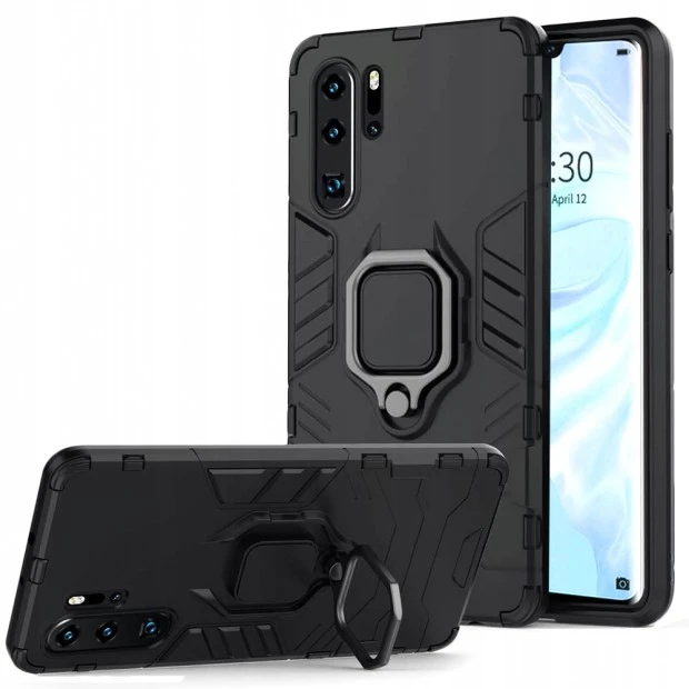 Бронь-чехол Ring Armor Case Huawei P30 Pro (Чёрный)