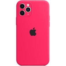 Силикон Original RoundCam Case Apple iPhone 11 Pro Max (31) Barbie Pink