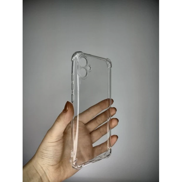 Силікон 6D Samsung Galaxy A04e (ShutCam) (Прозорий)