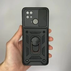 Бронь-чехол Ring Serge Armor Case Xiaomi Redmi 10C (ShutCam) (Чёрный)