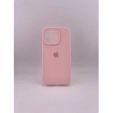 Силіконовий чохол Original RoundCam для Apple iPhone 14 Pro (76) в кольорі крейдово-рожевий.