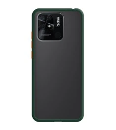 Силіконовий чохол Totu Gingle Series для Xiaomi Redmi 10C (Темно-зелений)